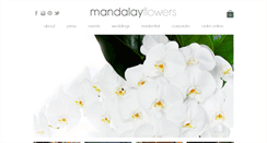 Desktop Screenshot of mandalayflowers.com.au